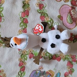 Disney TY Olaf Sparkle Plush